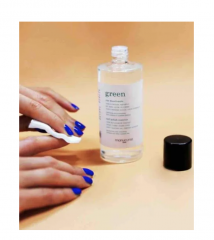 Manucurist Green nail polish remover 100ml x 2st, Мягкое средство для снятия лака без ацетона, уход за ногтями, 100 мл х 2 штуки