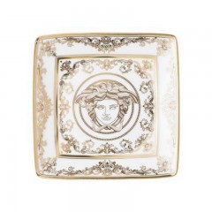 Rosenthal meets Versace Rosenthal Versace Medusa Gala Geschenke Schalchen quadratisch flach 12 cm Rosenthal Versace Medusa Gala Gifts Чаша квадратная плоская 12 см