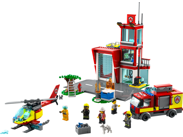 Lego Feuerwache пожарная станция