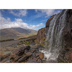CALVENDO Puzzle CALVENDO Puzzle Wasserfall am Connor-Pass Пазл CALVENDO Puzzle Водопад на перевале Коннор