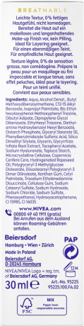 NIVEA SUN 2in1 Primer Daily UV Serum SPF 50+, 30 ml, Нивеа Солнцезащитная сыворотка праймер для лица, SPF 50+, разглаживание и защита, 30 мл