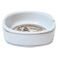 Canarias Islas Винтажная пепельница с позолоченным краем &quot;Канарские острова&quot;, 3см x 9см, Испания, 1960-70гг.