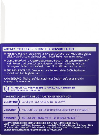 NIVEA Q10 Anti-Falten Bruhigende Nachtpflege, 50 ml, Нивеа ночной крем пантенол, коэнзим Q10, экстракт солодки против морщин 50 мл