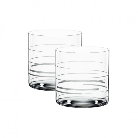 Spiegelau Spiegelau Signature Drinks Softdrinkbecher Lines Set 2-tlg. h: 80 mm / 330 ml Набор стаканов для безалкогольных напитков Spiegelau Signature Drinks Lines, 2 шт. высота: 80 мм / 330 мл
