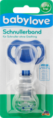 babylove Привесок для соски без кольца захвата, blau, 1 шт