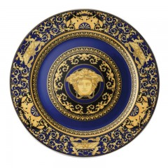 Rosenthal meets Versace Rosenthal Versace Medusa blue Platzteller / Wandteller 30 cm Rosenthal Versace Medusa синяя сервировочная тарелка / настенная тарелка 30 см