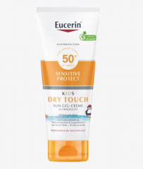 Eucerin Sun Protection Sensitive Protect Kids Dry Touch Sun Gel-Creme LSF 50+, Солнцезащитный гель-крем Eucerin для чувствительной кожи детей с сухой кожей, SPF 50+, 200 мл