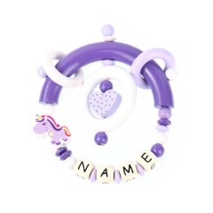 elefantasie Greifling Einhorn personalisiert mit Namen Игрушка для захвата единорога