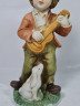 Фигурка винтажная Im Stil Goebel / R.O.C "Мальчик с гитарой и кроликом", ручная роспись, керамика, 19 см, Тайвань, 1960-70гг.