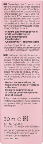 WELEDA Sensitiv Feuchtigkeitscreme leicht Bio-Mandel, 30 ml, Лёгкий увлажняющий крем с миндальным маслом для чувствительной комбинированной кожи, без отдушки, 30 мл