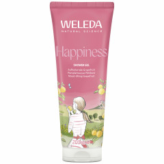 WELEDA Aroma Shower Happiness, 200 ml, Гель для душа Aroma Shower Happiness с грейпфрутом, мандарином и лаймом, 200 мл