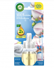 Air Wick Duftstecker Nachfüller Cotton & Weiße Orchidee 19ml, Сменный блок ароматизатора Air Wick Plug-in Fragrance Refill Cotton & White Orchid