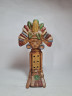 Фигурка-флейта винтажная Im Stil Mexico Aztec "Ацтекский идол", керамика, 25.5 см, Германия, 1980-90гг.