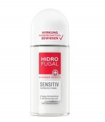 Hidrofugal Sensitive Anti-Transpirant Roll On 50ml, Шариковый антиперспирант для чувствительной кожи 50мл