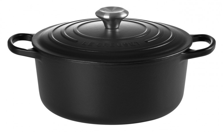 Le Creuset LE CREUSET Br\u00e4ter rund 26cm Schwarz Signature schwarz LE CREUSET Брюк 4тер круглый 26см Черный Signature