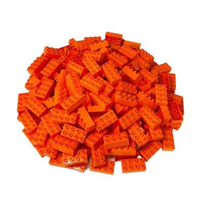 LEGO LEGO Duplo 2x4 Steine Orange - 50 Stuck - Grundbausteine 3011 NEU LEGO Duplo 2x4 кирпичи оранжевые - 50 штук - основные строительные блоки 3011 НОВИНКА