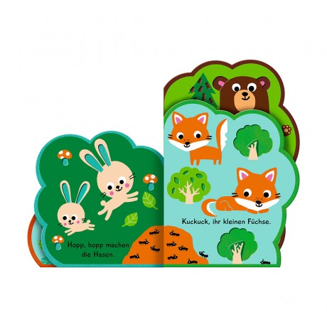 Coppenrath Verlag Mein Filz-Fuhlbuch: Brumm! Wer wohnt im Wald? Моя войлочная книга: Брамм! Кто живет в лесу?