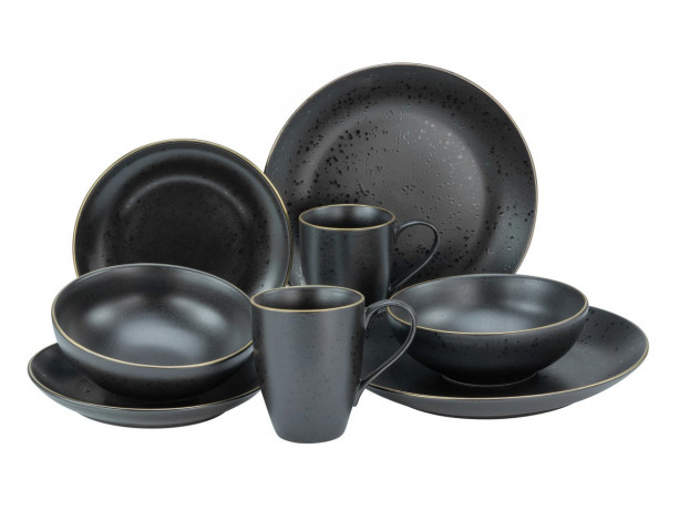 Creatable Creatable Kombiservice 16-tlg. INDUSTRIAL schwarz Создаваемый комбинированный сервиз 16 шт. ПРОМЫШЛЕННЫЙ