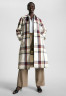 Tommy Hilfiger CHECK RELAXED FIT TRENCH Trenchcoat twill g stp check l ecru ТРЕНЧ В КЛЕТКУ RELAXED FIT Тренч саржа g stp check l экрю