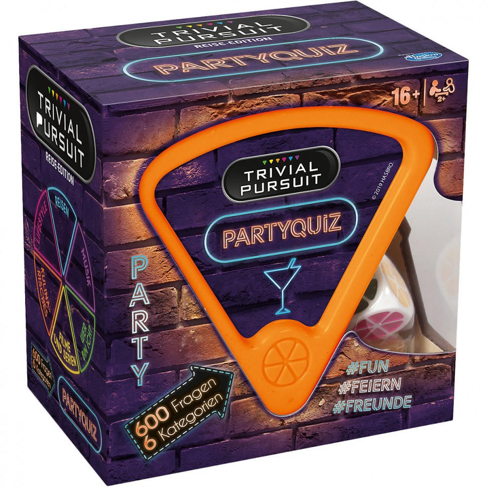 Купить Winning Moves Trivial Pursuit Partyquiz Викторина для вечеринки с  тривиальной погоней в интернет-магазине Diskontshop.eu Германия всего за 2  085 руб. в