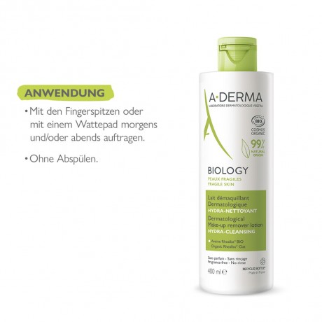 A-DERMA Biology Make-up Entfernungslotion Биологический лосьон для снятия макияжа