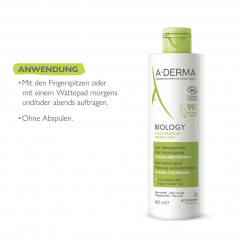 A-DERMA Biology Make-up Entfernungslotion Биологический лосьон для снятия макияжа