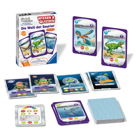 Ravensburger tiptoi Wissen Quizzen: Die Welt der Saurier Тесты на знание tiptoi: Мир динозавров