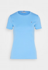 Tommy Hilfiger SLIM CODY  Print T-shirt hydrangea blue SLIM CODY Футболка с принтом гортензия синяя