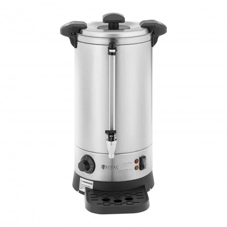 Royal Catering Royal Catering Heisswasserspender Wasserkocher Edelstahl Heisswasserbereiter Heissgetrankespender 1500W 9, 9 l, 1500 W  Диспенсер для горячей воды Royal Catering, чайник из нержавеющей стали, чайник для горячей воды, диспенсер для горячих н