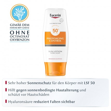 Eucerin Sun Lotion PhotoAging Control LSF 50+ Лосьон для загара против фотостарения SPF 50+
