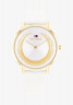 Tommy Hilfiger CLASSIC Watch gold gold silberweiss weiss CLASSIC-часы золото золото серебро белый белый