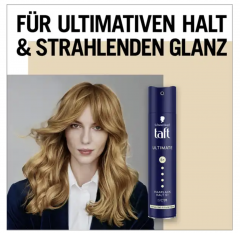 Schwarzkopf Taft Haarlack Ultimate Haltegrad 5, Тафт Лак для волос очень сильной фиксации 5+, 250 мл