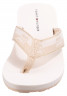 Tommy Hilfiger ZEHENTRENNER T-bar sandals weathered white THONG SLIPPERS Сандалии с Т-образной перемычкой выветрившийся белый