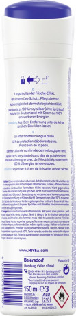 NIVEA Fresh Natural Deodorant Spray, 150 ml, Нивеа Дезодорант спрей, морские экстракты, 0% алюминия, формула INFINIFRESH, 48ч защита, 150 мл