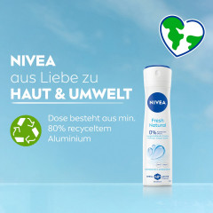 NIVEA Fresh Natural Deodorant Spray, 150 ml, Нивеа Дезодорант спрей, морские экстракты, 0% алюминия, формула INFINIFRESH, 48ч защита, 150 мл