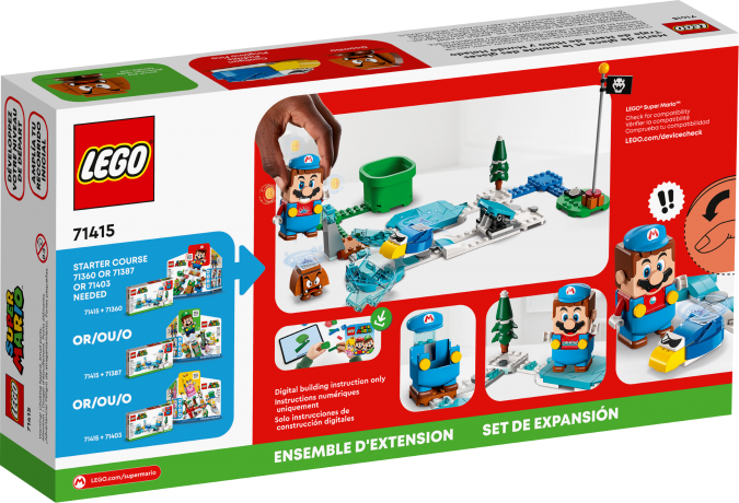 Lego Eis-Mario-Anzug – Erweiterungsset Дополнительный набор костюма Ледяного Марио