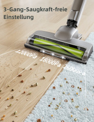 Kalado Kalado Akku-Stielstaubsauger KCV01 26KPa 6-in-1 Multifunktionaler Handstaubsauger, 250,00 W, Herausnehmbarer Akku, LED-Display, Tierhaare  Беспроводной стержневой пылесос Kalado KCV01 26 кПа Многофункциональный ручной пылесос 6-в-1, 250,00 Вт, съем