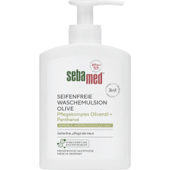 SEBAMED Seifenfrei Waschemulsion Olive, 200 ml, Себамед Эмульсия для мытья с оливой, для чувствительной кожи, 200 мл