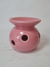 Керамическая ароматическая лампа винтажная, розовая, 10,5 x 10 см, Германия, 1960-70гг.