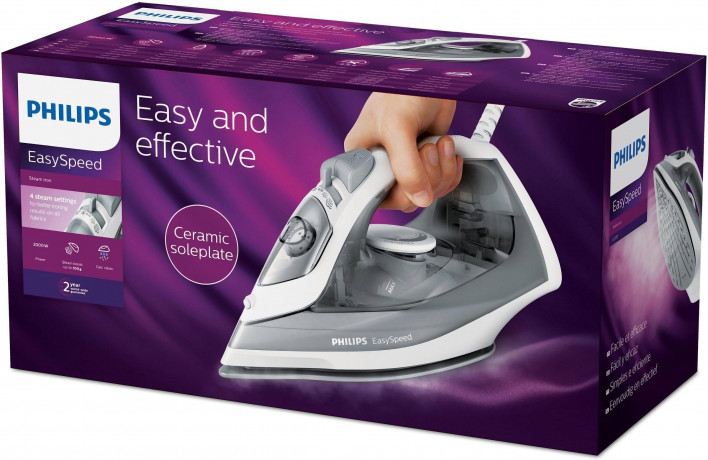 Philips Philips Dampfbugelstation GC 1751/80 EasySpeed Dampfbugeleisen, 0.22 ml Wassertank  Паровая гладильная станция Philips GC 1751/80 EasySpeed, резервуар для воды 0,22 мл