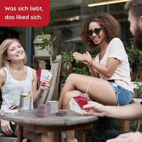 Simon und Jan Superlike Partyspiel mit schwarzem Humor Improvisation Невероятная игра для вечеринок с импровизацией черного юмора