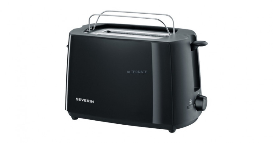 Severin Severin Automatik-Toaster AT 2287 schwarz, 700 Watt, fur 2 Scheiben Toast  schwarz Автоматический тостер Severin AT 2287 черный, 700 Вт, на 2 ломтика тостов