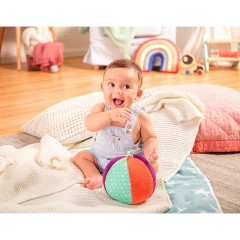 B.Toys Weicher Stoffball mit unterschiedlichen Texturen Мягкий тканевый мяч с разной фактурой