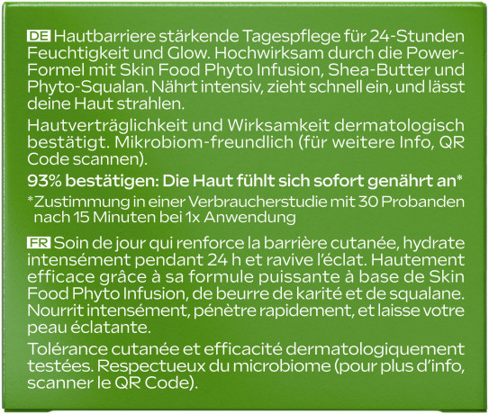 WELEDA Skin Food Naehrende Tagespflege, 40 ml, Питательный дневной крем Skin Food для лица с растительным скваланом и маслом ши, 40 мл