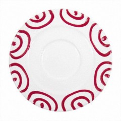 Gmundner Keramik Gmundner Keramik Rotgeflammt Kaffee-Untertasse Gourmet d: 16 cm Gmundner керамическое блюдце для кофе с красным пламенем Gourmet d: 16 см