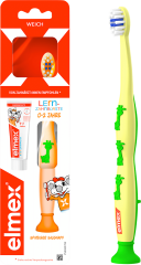 elmex Zahnpflege Set Kinder, 0-2 Jahren, 1 St, Набор для первых зубов: мягкая обучающая щётка и зубная паста 12 мл, 0–2 года