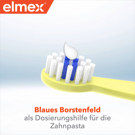 elmex Zahnpflege Set Kinder, 0-2 Jahren, 1 St, Набор для первых зубов: мягкая обучающая щётка и зубная паста 12 мл, 0–2 года