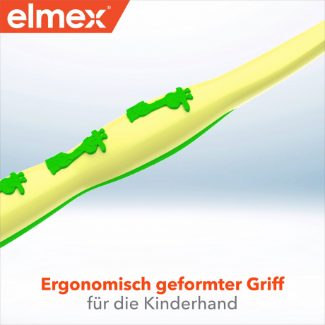 elmex Zahnpflege Set Kinder, 0-2 Jahren, 1 St, Набор для первых зубов: мягкая обучающая щётка и зубная паста 12 мл, 0–2 года