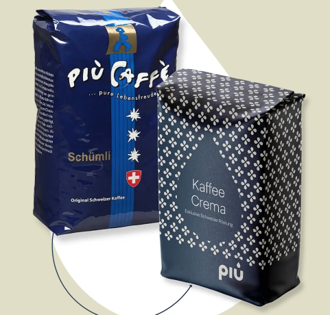Piu Caffe Schumli Кофе Швейцарский Классический 1кг в зернах
