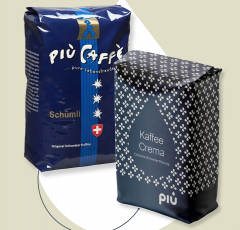 Piu Caffe Schumli Кофе Швейцарский Классический 1кг в зернах